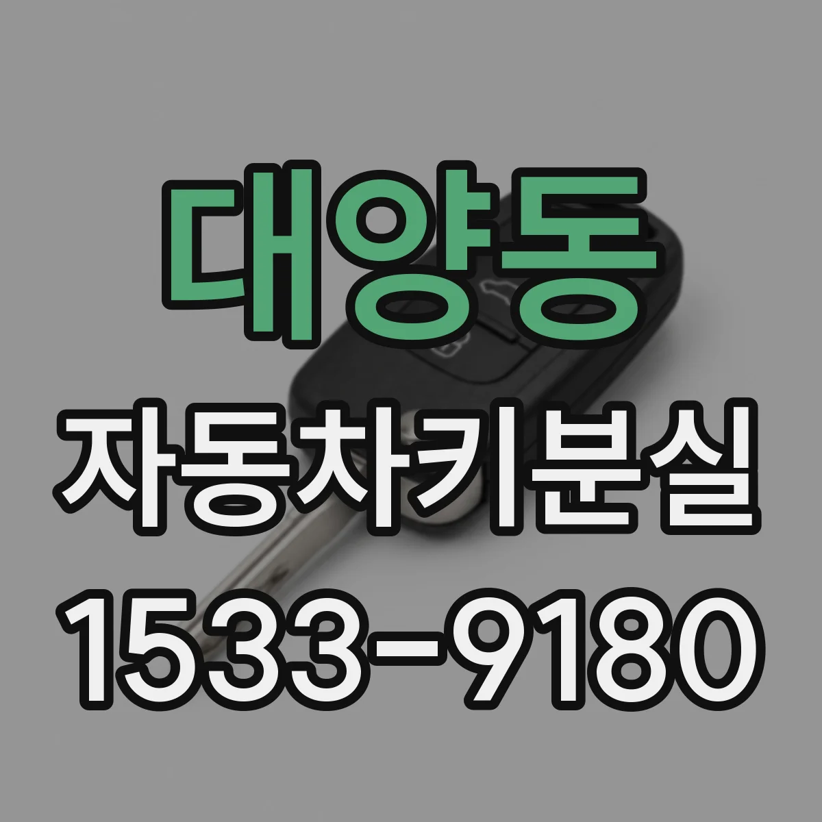 대양동 자동차키분실