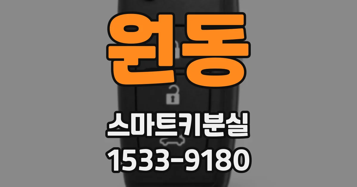 원동 스마트키분실