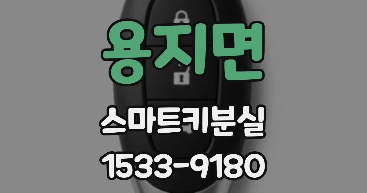 용지면 스마트키분실