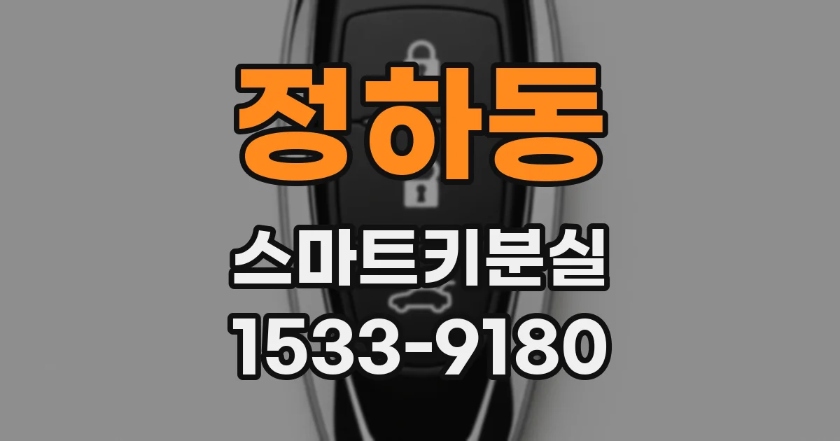 정하동 스마트키분실