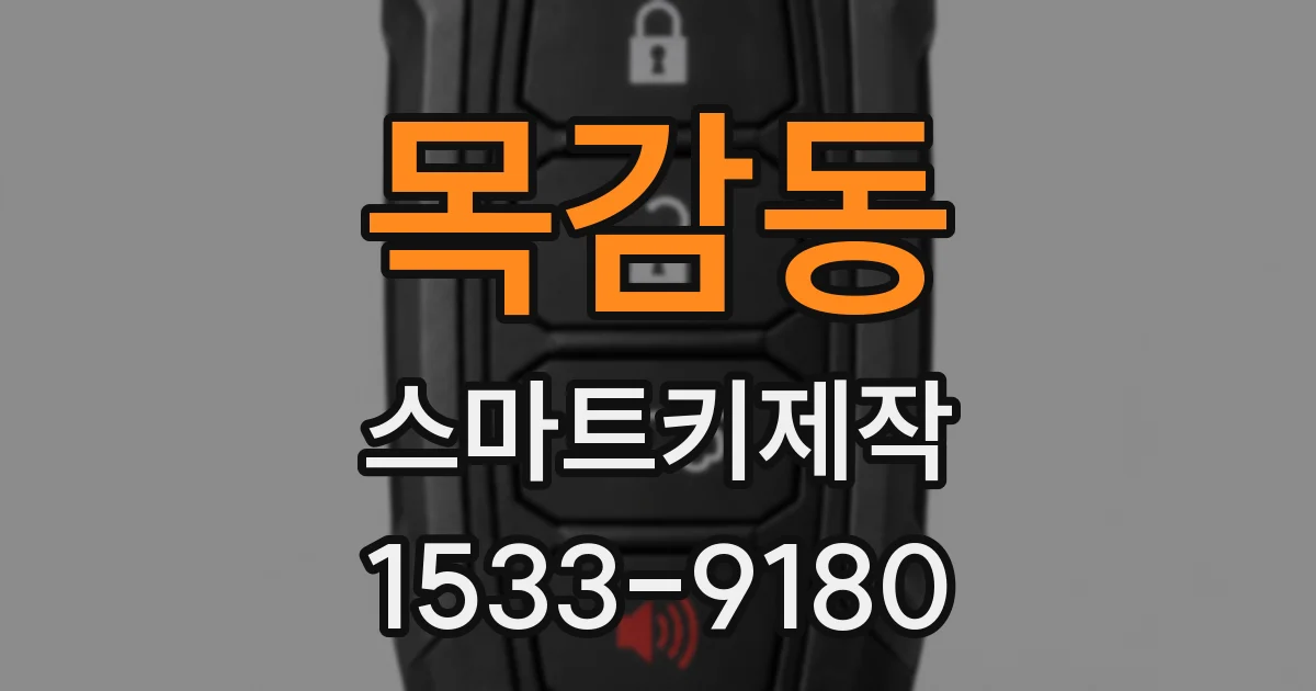 목감동 스마트키제작
