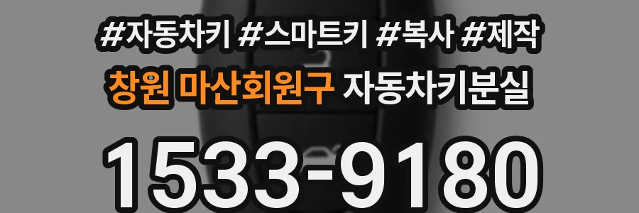 창원 마산회원구 자동차키분실