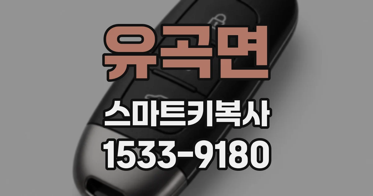 유곡면 스마트키복사