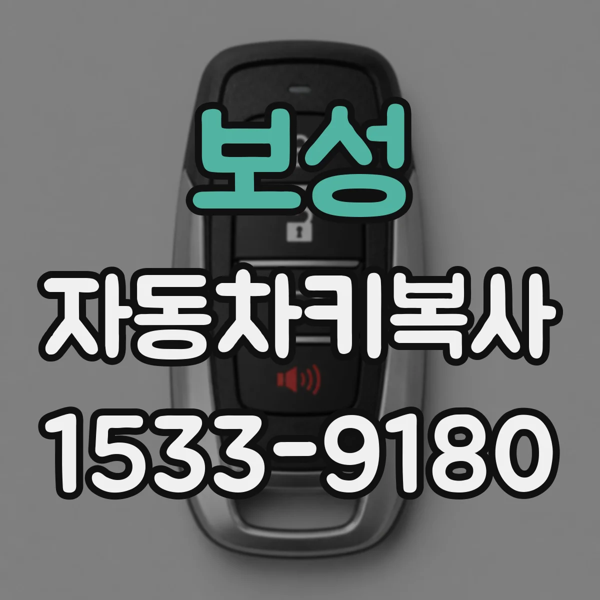 보성 자동차키복사