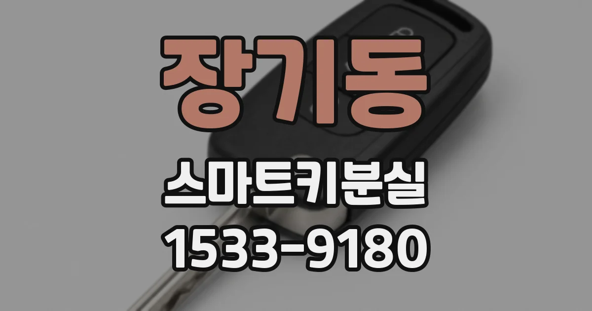 장기동 스마트키분실