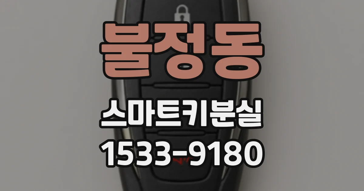 불정동 스마트키분실