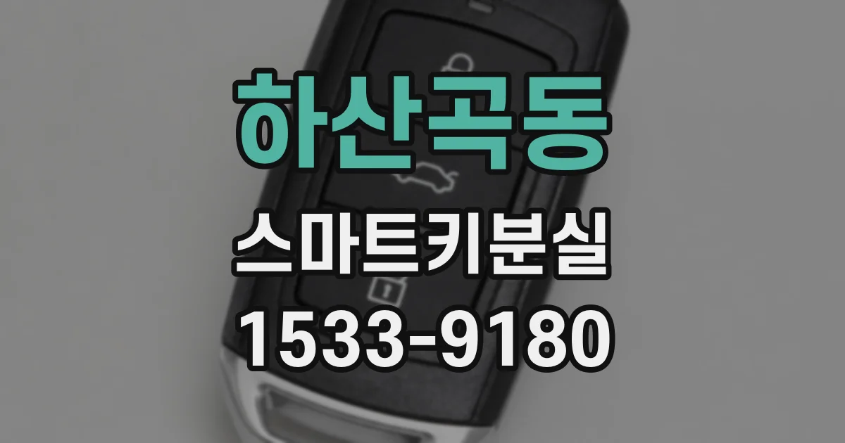 하산곡동 스마트키분실