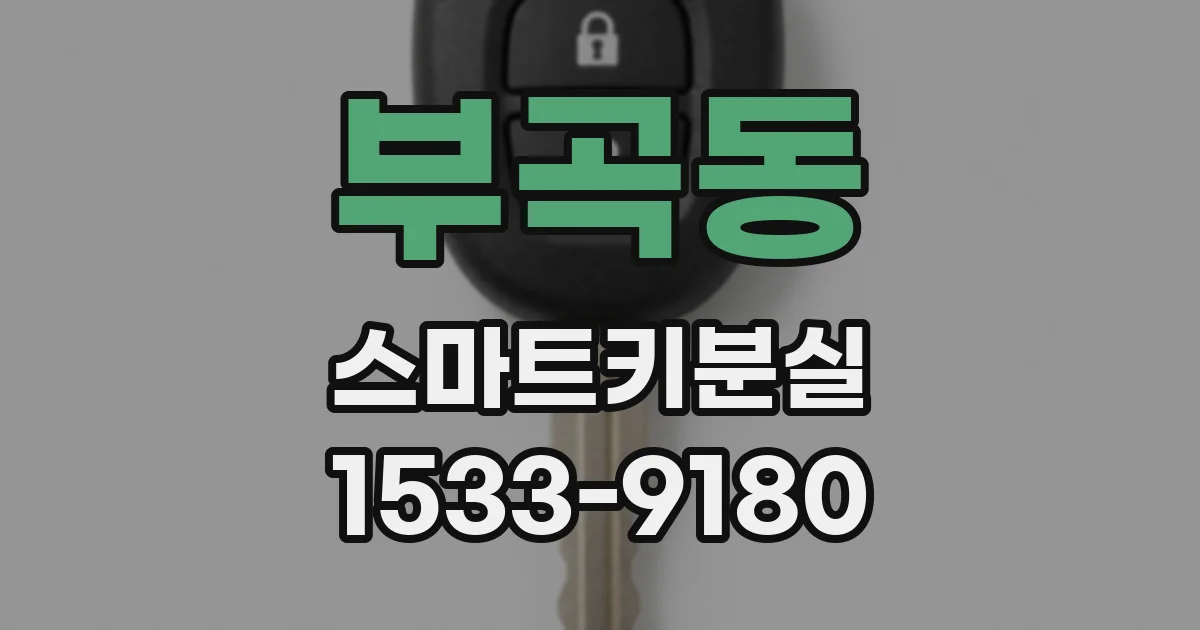 부곡동 스마트키분실