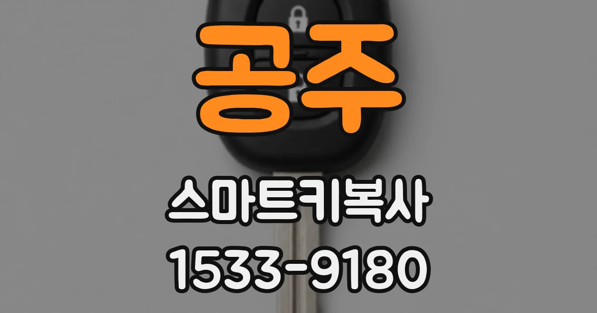공주 스마트키복사