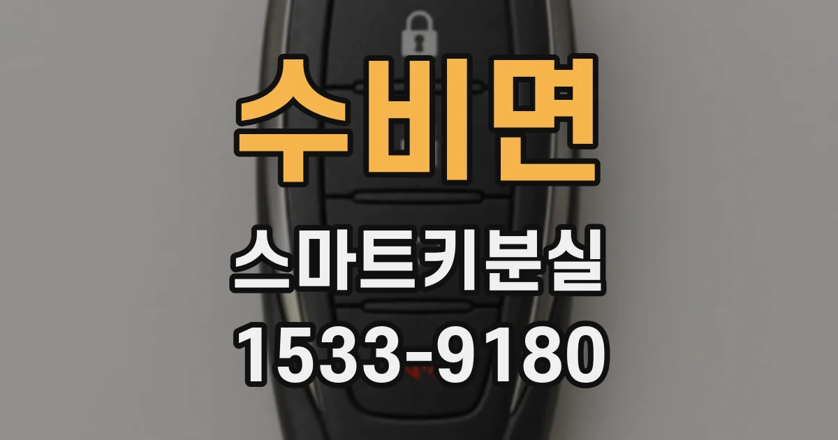 수비면 스마트키분실