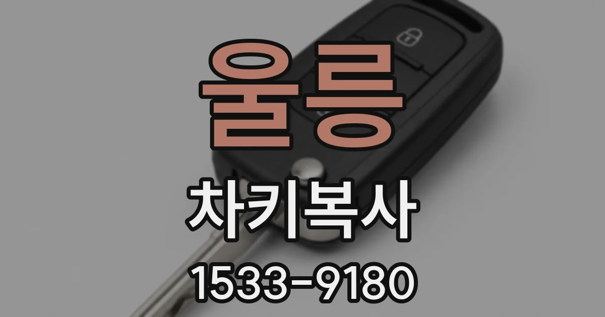 울릉 차키복사