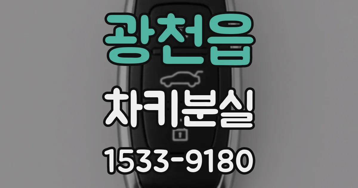 광천읍 차키분실