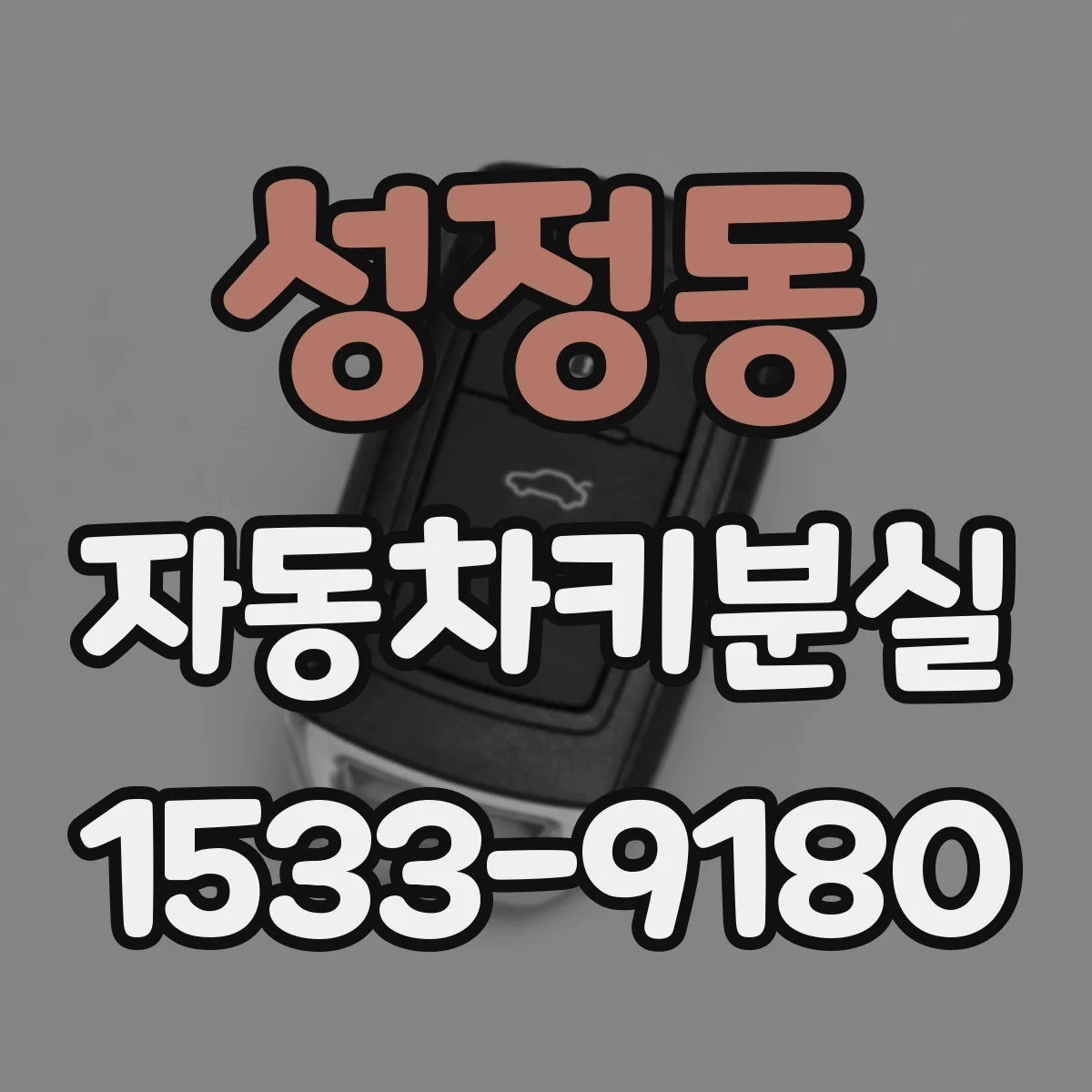 성정동 자동차키분실