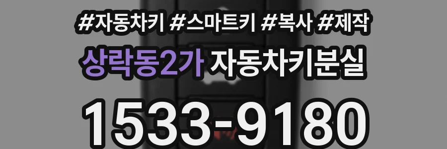 상락동2가 자동차키분실