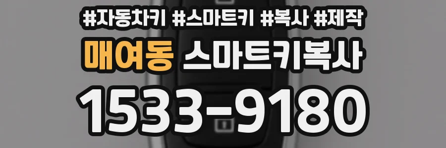 매여동 스마트키복사