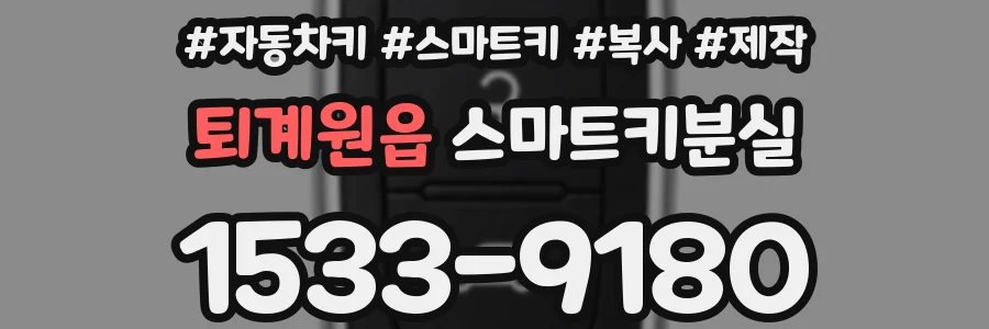 퇴계원읍 스마트키분실