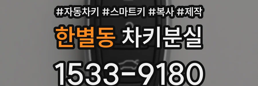 한별동 차키분실
