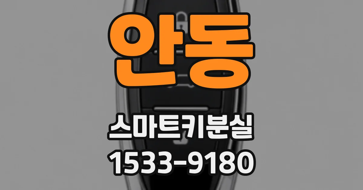 안동 스마트키분실