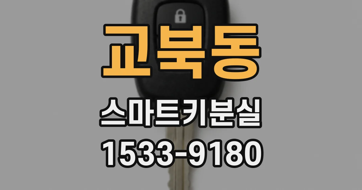 교북동 스마트키분실