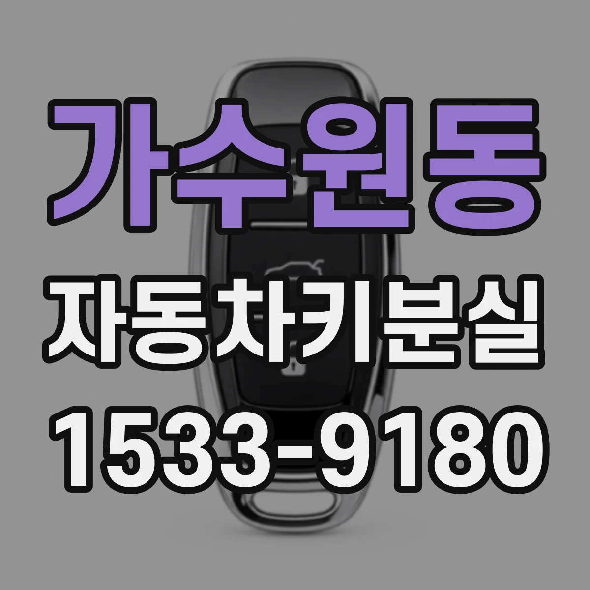 가수원동 자동차키분실