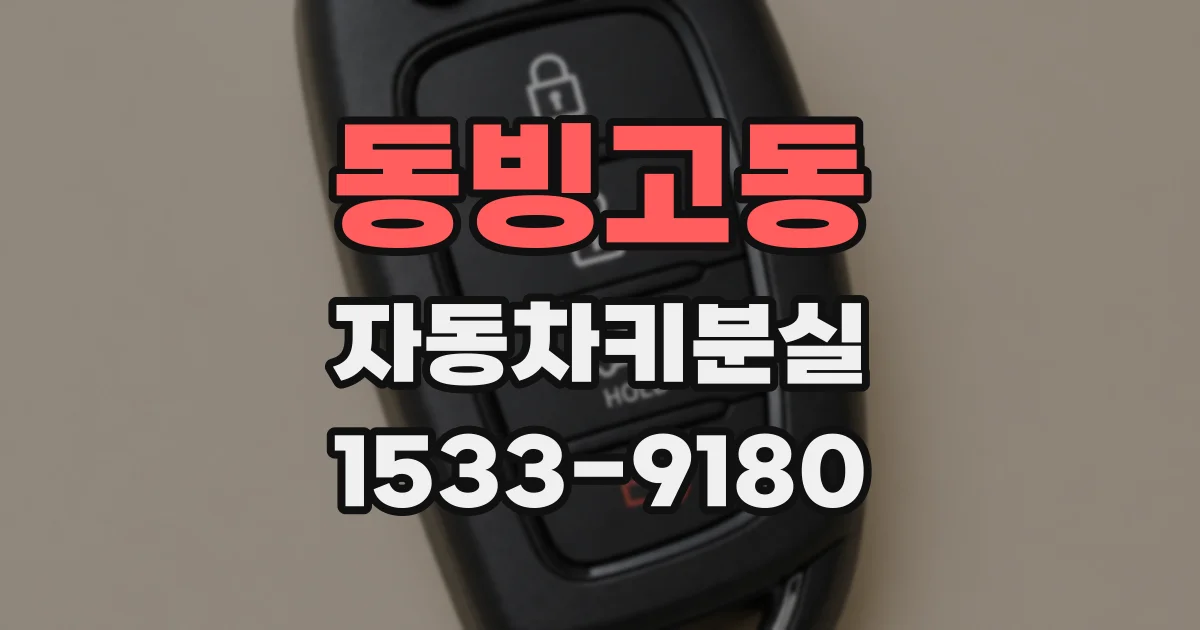 동빙고동 자동차키분실