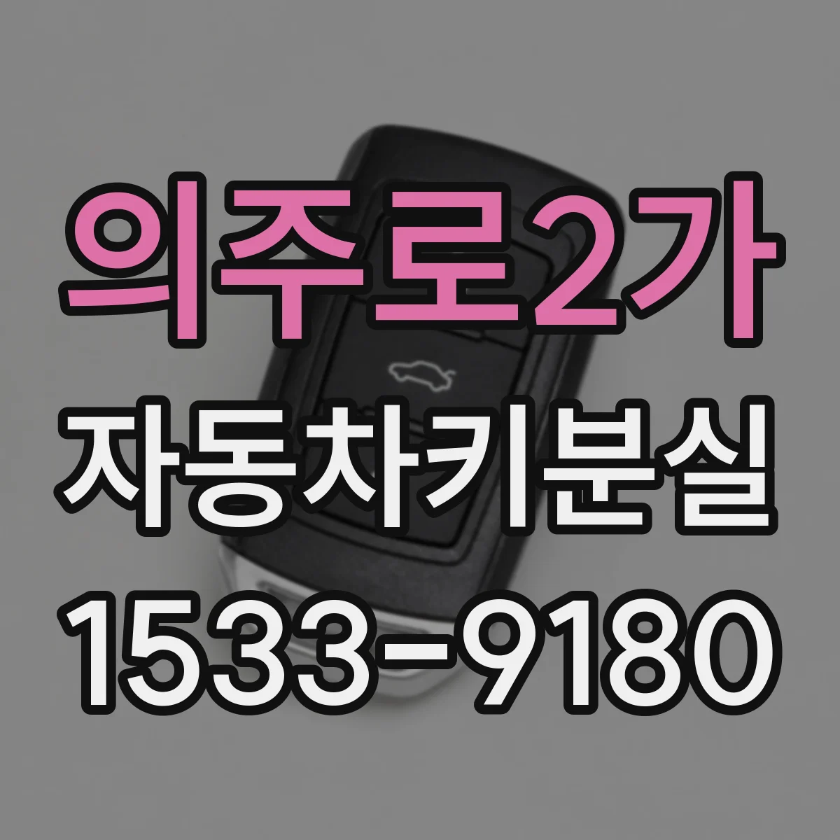 의주로2가 자동차키분실