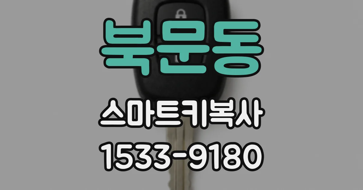 북문동 스마트키복사
