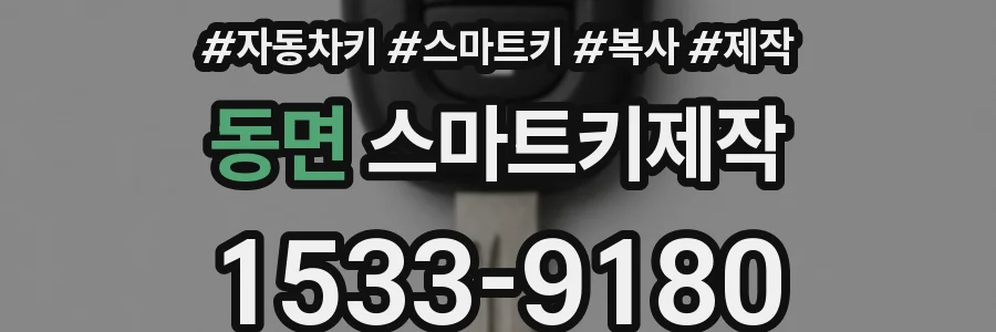 동면 스마트키제작