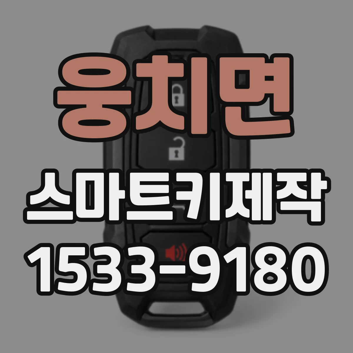 웅치면 스마트키제작