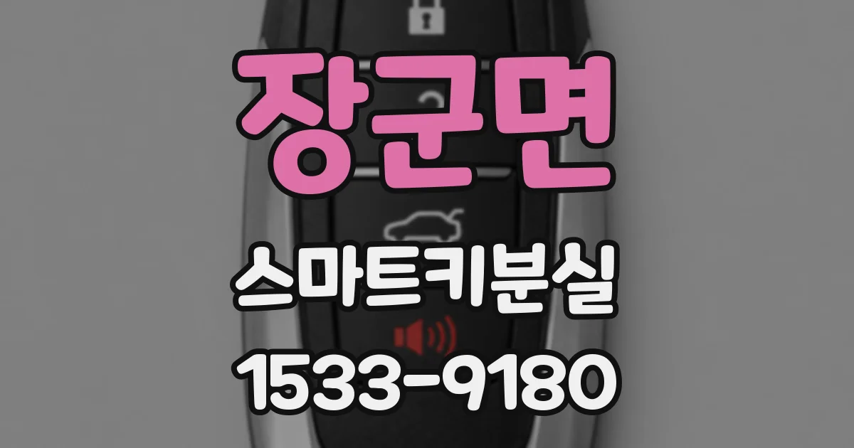 장군면 스마트키분실