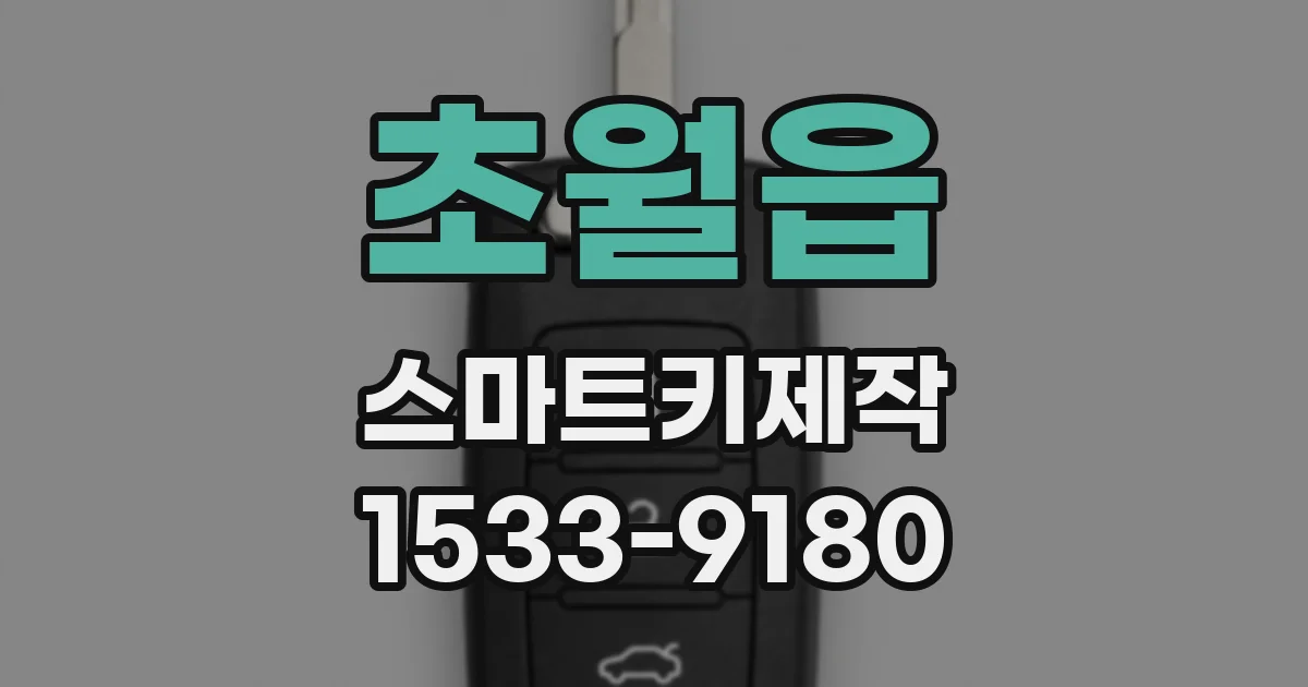 초월읍 스마트키제작