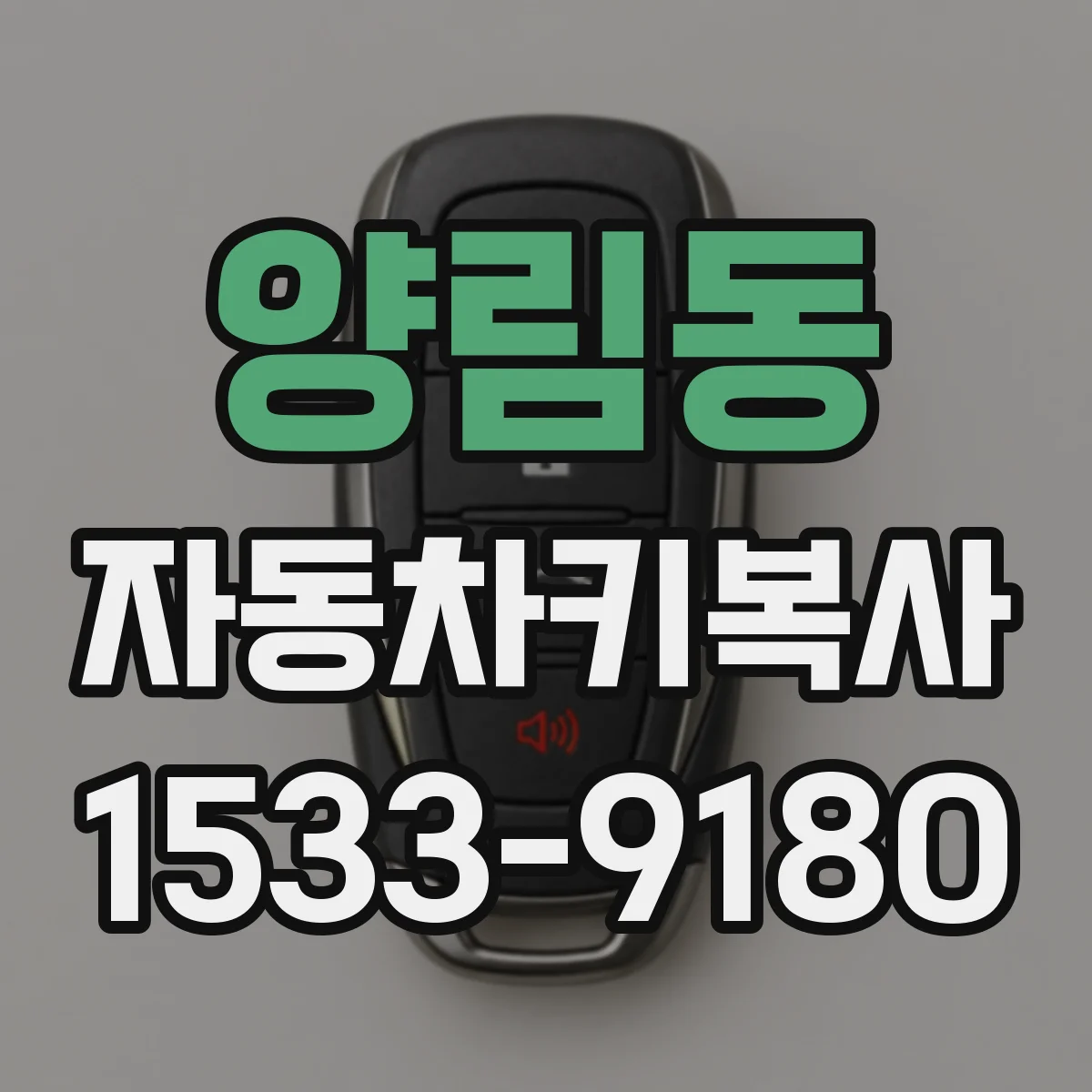 양림동 자동차키복사