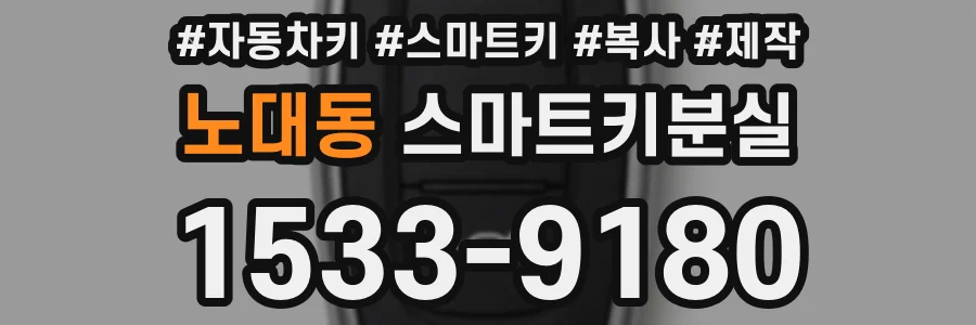 노대동 스마트키분실