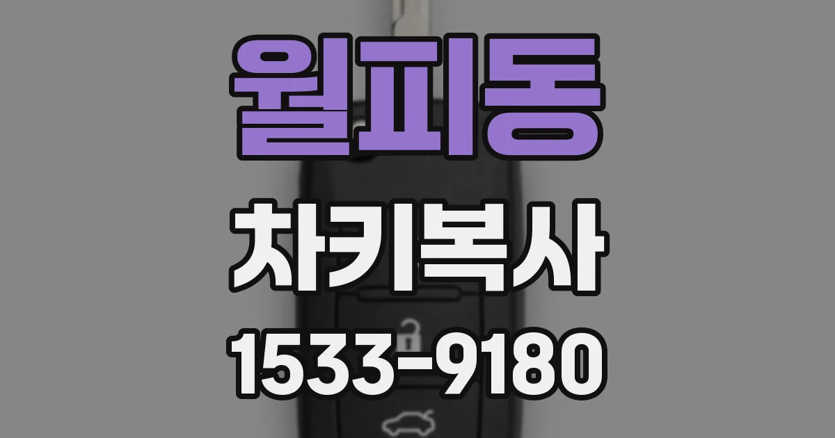 월피동 차키복사