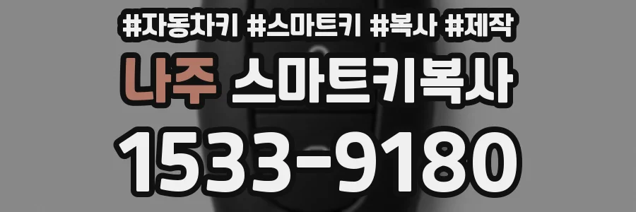 나주 스마트키복사