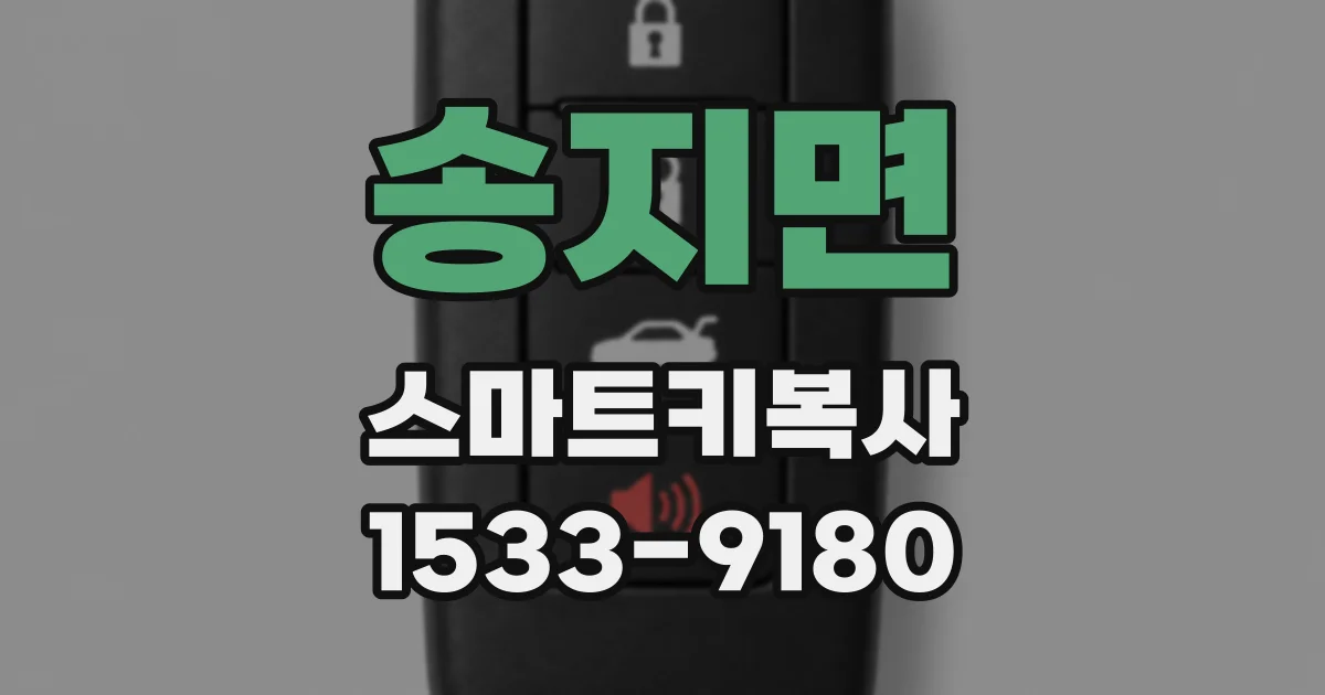 송지면 스마트키복사