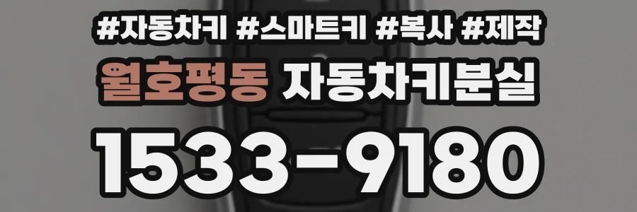 월호평동 자동차키분실
