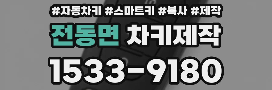 전동면 차키제작
