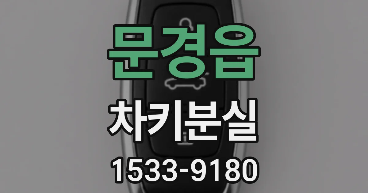 문경읍 차키분실