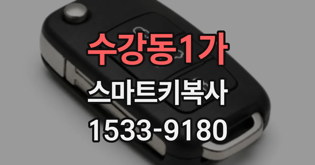 수강동1가 스마트키복사