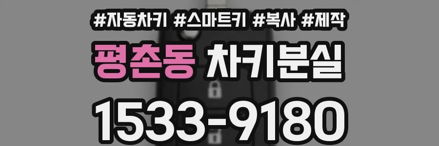 평촌동 차키분실