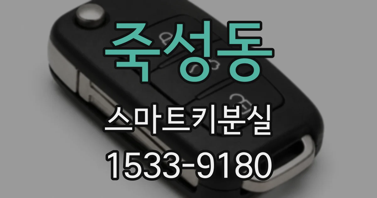죽성동 스마트키분실