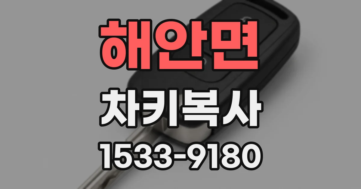 해안면 차키복사