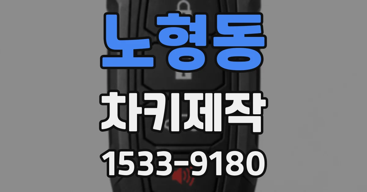 노형동 차키제작
