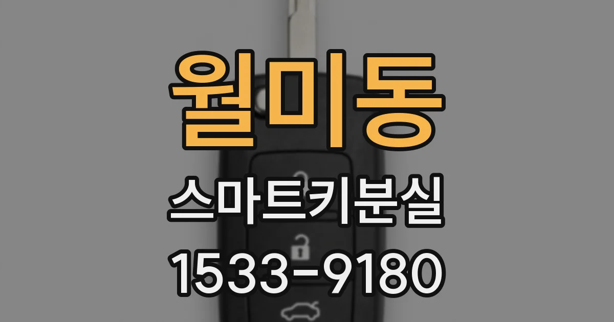 월미동 스마트키분실