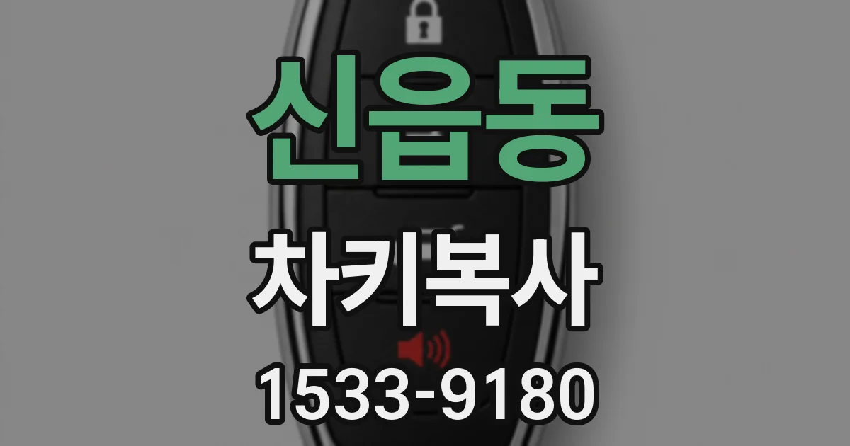 신읍동 차키복사