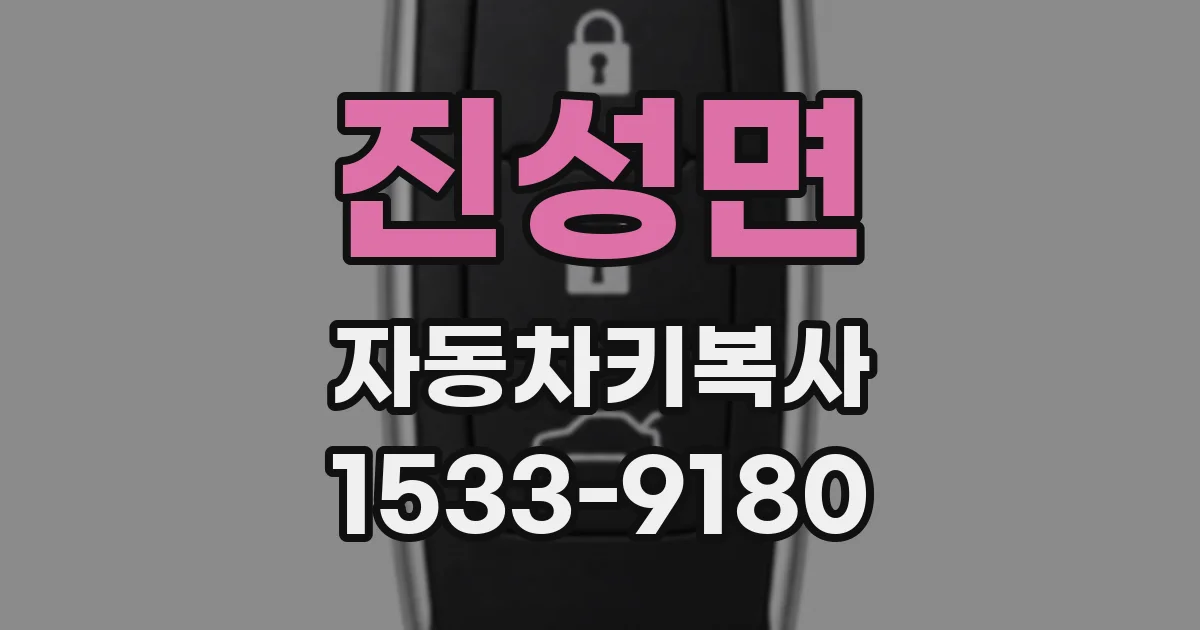 진성면 자동차키복사
