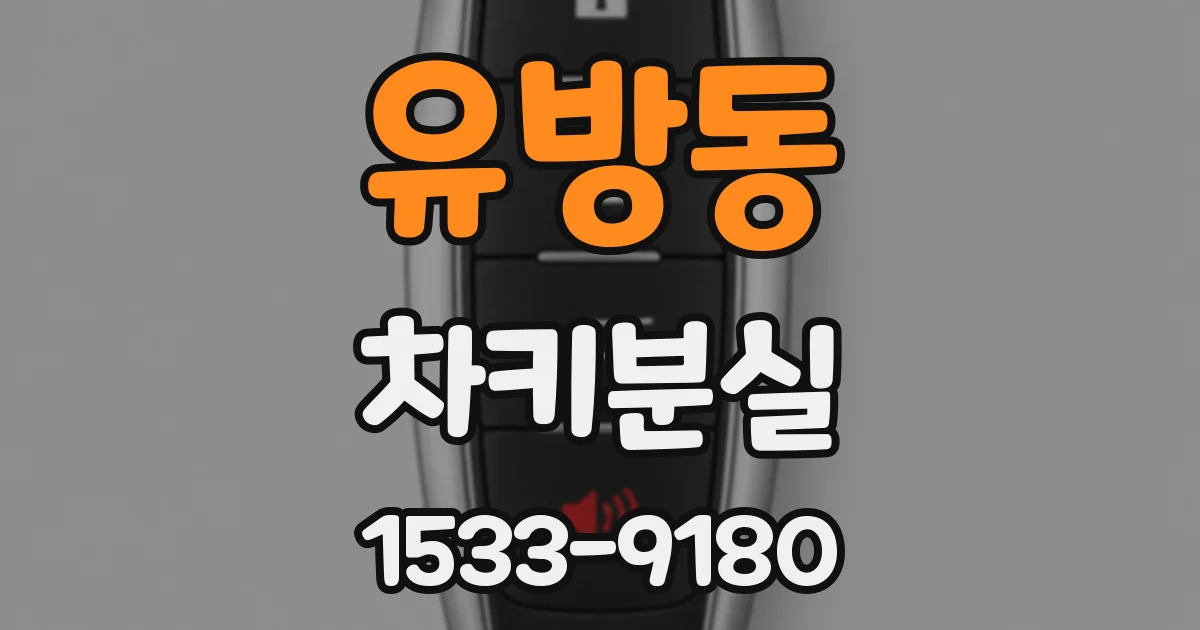 유방동 차키분실