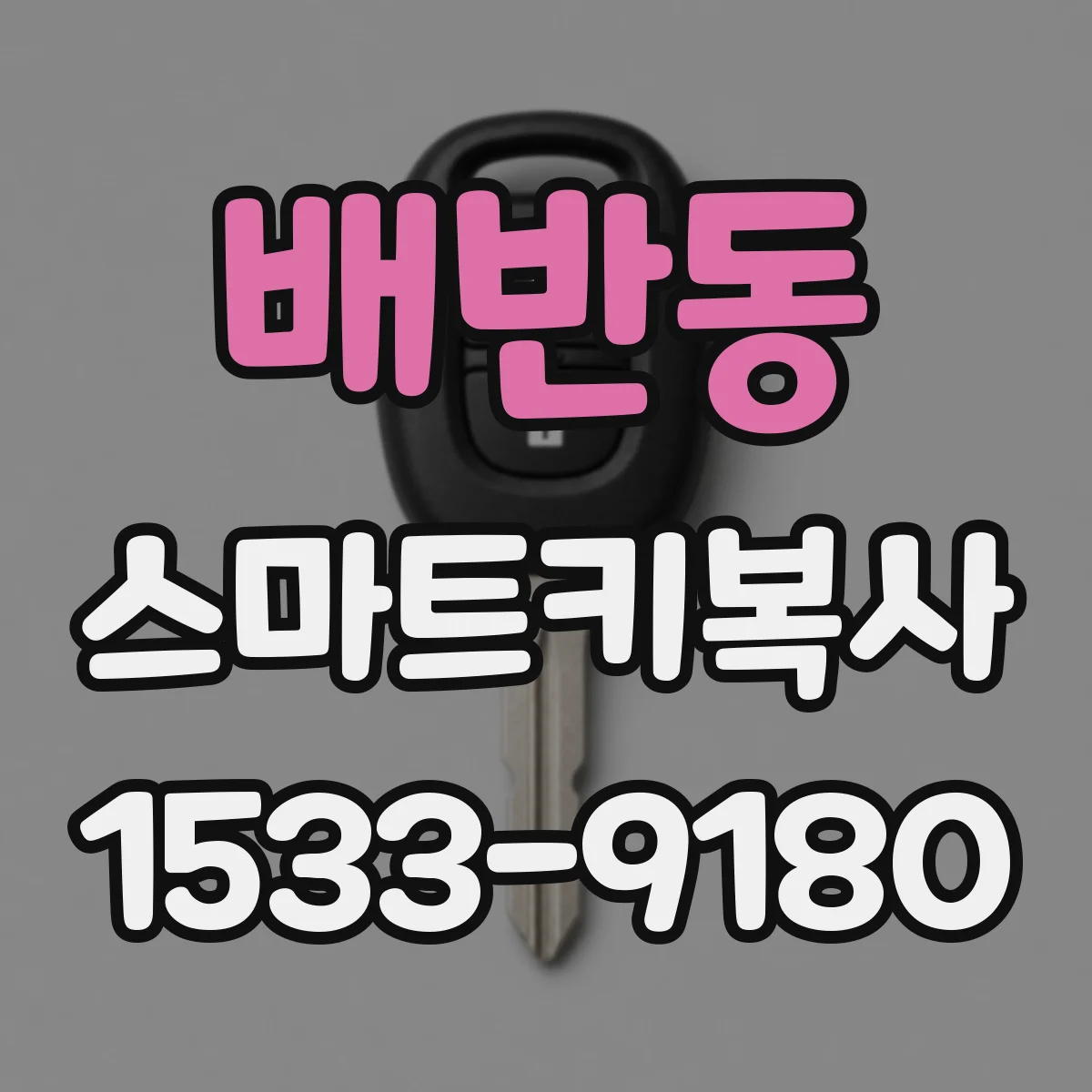 배반동 스마트키복사