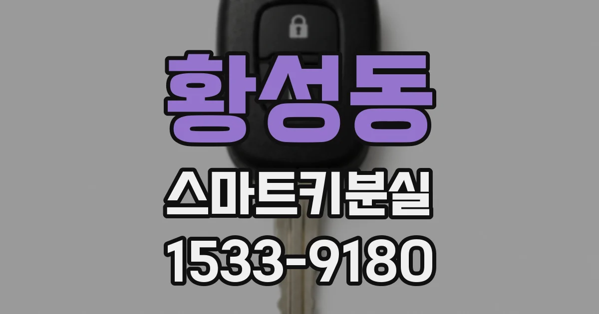 황성동 스마트키분실